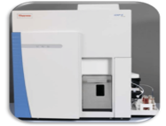 Analytical instrument in the Shilpa electronic materials testing laboratory